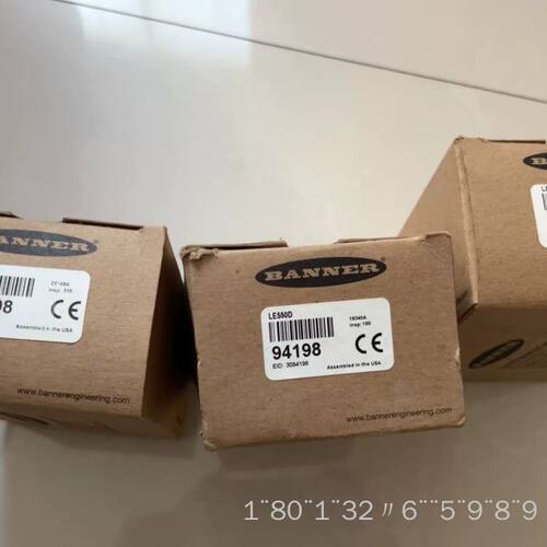 邦纳LE550D，激光传感器