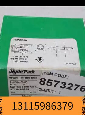 众桦HydePark超声波传感器SM451A-08-00议价