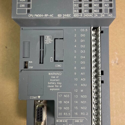 PLC模块 CPU PM564-RP-AC，正常使用