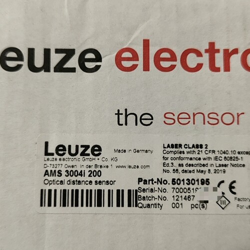 全新Leuze激光测距仪AMS 3004i 2
