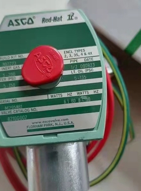 美国ASCO阿斯卡电磁阀54191023 24V原装进口D10S36Y10T包邮