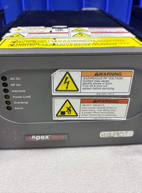 议价AE射频电源 APEX 5513，型号0190-16198-维修