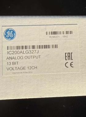 GE ic200alg327J，模拟输出模块，共四块，全新未议价
