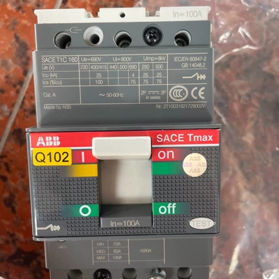 全新没塑壳断路器T1C160，100A，图片实议价
