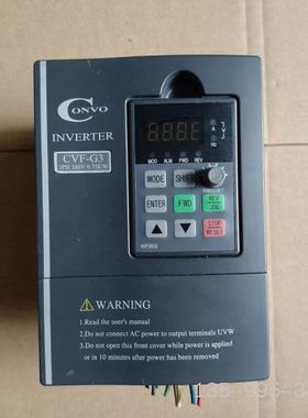 康沃0.75千瓦变频器G3FSCG03.1-0K75-3P详谈