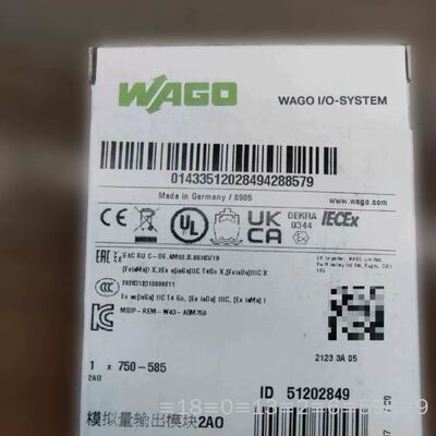 WAGO I/O-SYSTEM 模块 750-585议价