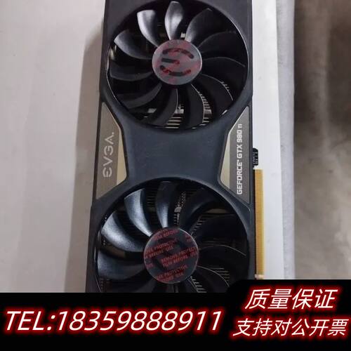EVGA GTX980Ti显卡，双风扇散热设计，错询价
