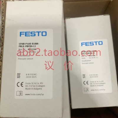 FESTO费斯托压力传感器 SPAN-P10R-R18M-PNLK-PNVBA-L1 8035536询