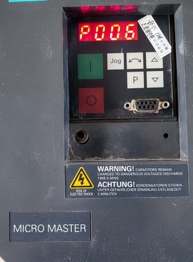 6SE3116－8CB40变频器单相220V/1.5k