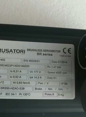JBRUSATORI伺服电机052402 BR0524022