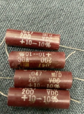 美國GOOD ALL 600UE 0.047uf 200V朱