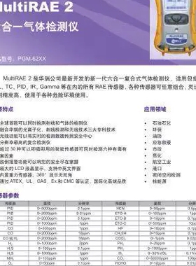 甲醛 voc环境治理PGM6228华瑞Multi RAE P