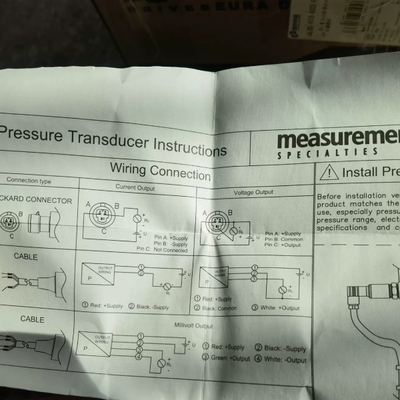 议价全新Measurement Specialties压力传感器