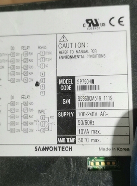 SAMWONTECH 三 SP790单温度可编程控制器