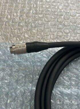 基恩士CA-CN3相机连线，拍，黑色线身，两端金属