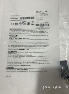 BALLUFF/BOS02A3BOS R090详谈