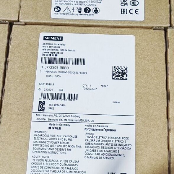 3RP2505-1BB30  时间继电器，多功能 2 转换触议价