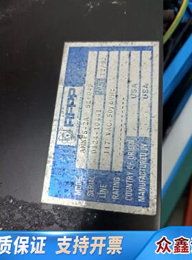 RFPP匹配器控制器，AMNPS-2A，117VAC，通电开