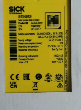 SICK西克控制器UE410-SD400，1088689，全议价