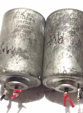 美国SP的30UF 360V银钽电容，尺寸29X47MM;实