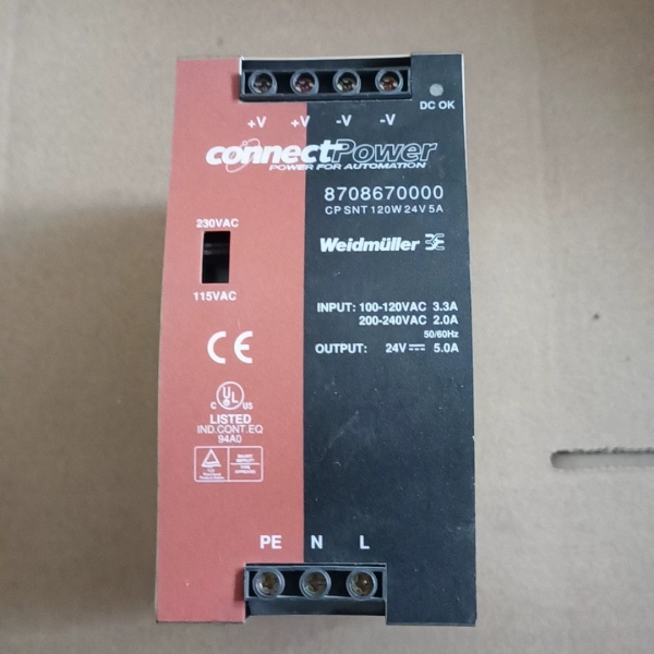 魏德米勒开关电源 CP SNT 120W 24V 5A  8
