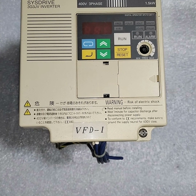 议价几乎全新变频器，型号3G3JV-A44015-A，1.