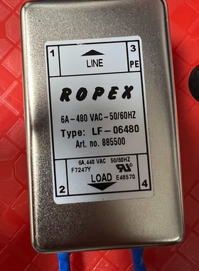 ROPEX 滤波器 LF-06480详谈