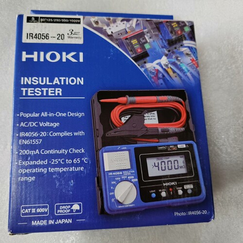 日置HIOKI 电子兆欧表 绝缘电阻表 IR4056-20议价