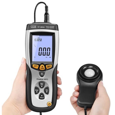 华盛昌CEM)DT-8808照度计DT-8809高精度照度DT-8809A光亮度测试仪
