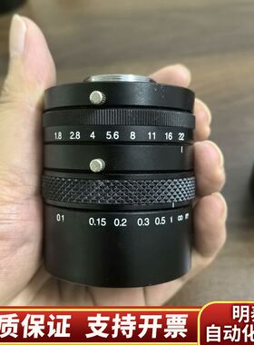 OPTART工业C口镜头，12mm 1:1.8 2/3