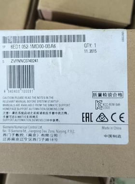 6ED1052-1MD00-0BA6原装正品LOGO!议价