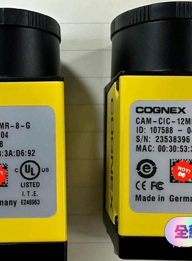 康耐视CAM-CIC-12MR-8-G相机，10个，