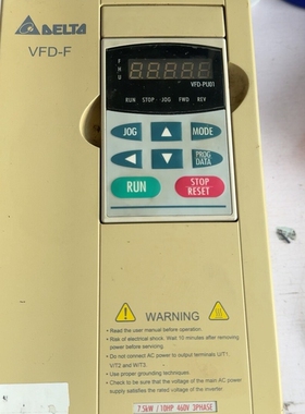 台达变频器 VFD-F系列 VFD075F43A