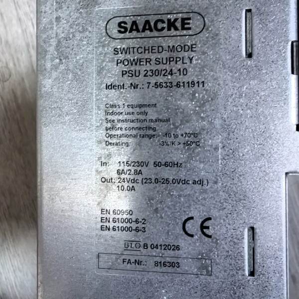 非标价SAACKE PSU 230/24-10鐩存祦寮�鍏崇數婧愶紝杈撳叆1议价