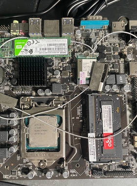 JW H310i-D4主板，i3-8100，8g，240g