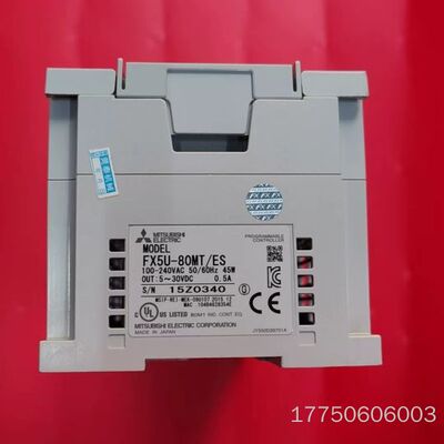 FX5U-80MT/ES，PLC，成色漂亮，功能