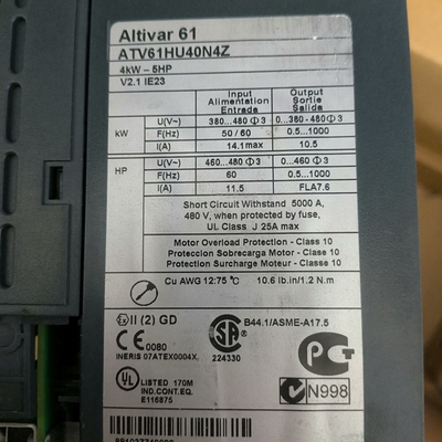 议价变频器ATV61HU40N4Z议价