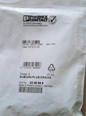 议价PHOENIX接触器SUBCON-PLUS-CAN/议价