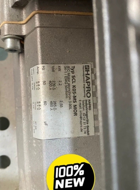 议价HAPRO风机2.2KW型号SCL K05-MS MOR维修