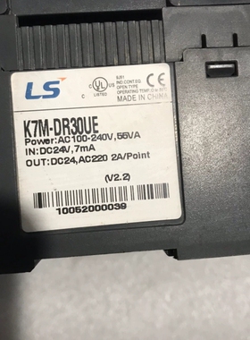 拆机K7M-DR30UE LS 实物拍摄，功能正常