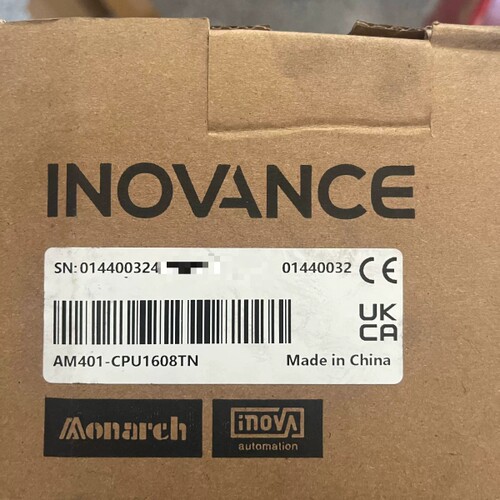 汇川AM401-CPU1608TN 全新原装正品，盒码一致，议价