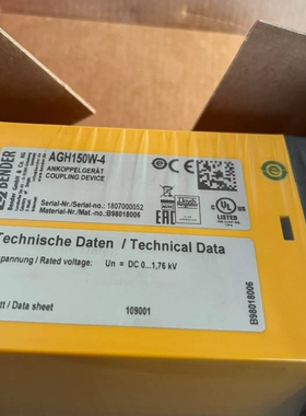 BENDER本德尔继电器AGH150W-4 货号B98018