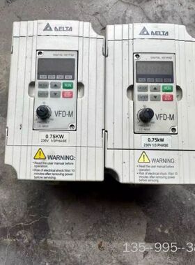 台达VFD007M21A 750W 220V多台VFD004详谈