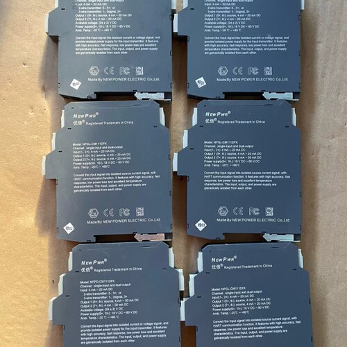 优倍信号隔离器，型号:NPGL-CM111DFK。正常使用