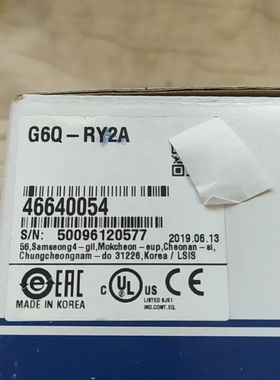 议价G6Q-RY2A全新PLC维修