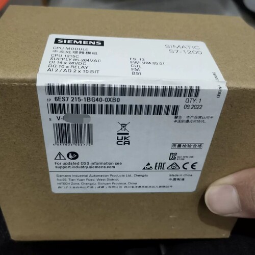 全新原装正品6ES7215-1BG40-0XB0原装现议价