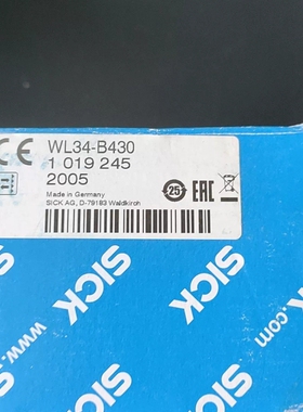 传感器101924 货号WL34-B430