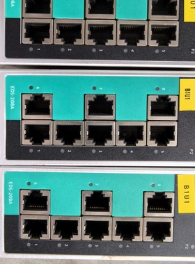 议价MOXA摩莎交换机EDS-208A，工业级8口以太网交换机，