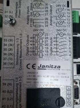 德国JANITZA控制器UMG 507 E