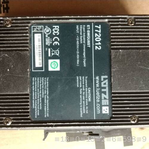 吕策工业交换机772012，性能议价